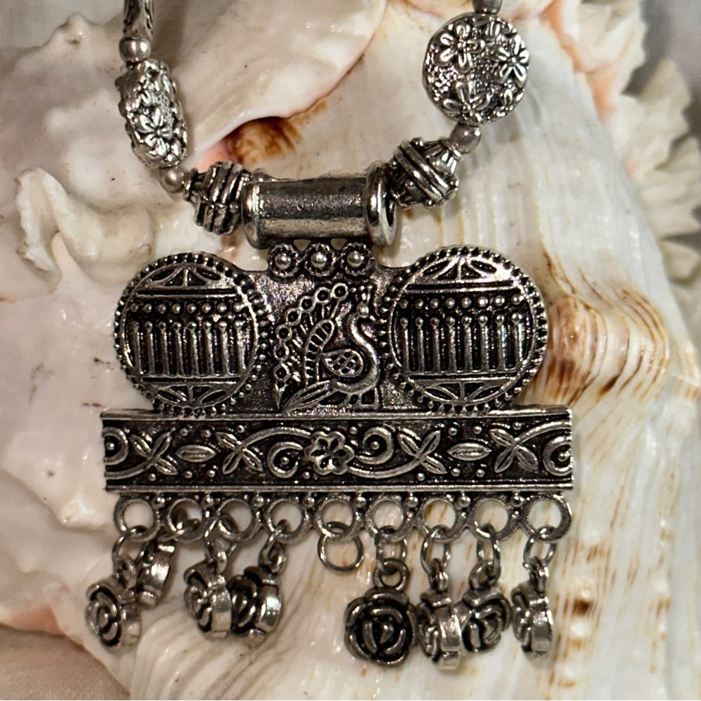Sale * Vintage Handcrafted Aztec inspired necklace